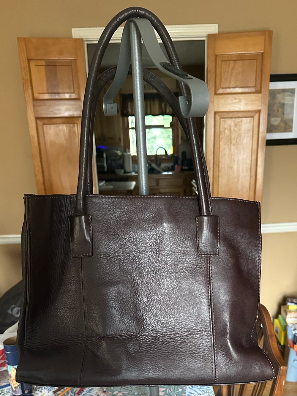 Latico Festival Dark Brown Leather Tote Bag